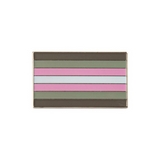 Demigirl Pride Rectangle Enamel Pin Pin PRIDE MODE