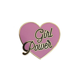 Girl Power Heart Enamel Pin Pin PRIDE MODE