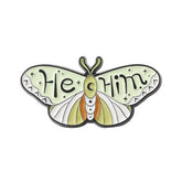 Pronoun Butterfly Enamel Pin Pin PRIDE MODE
