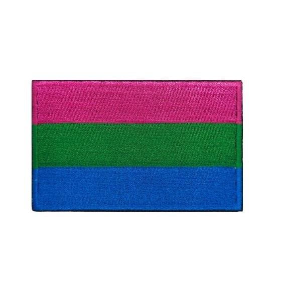 Polysexual Pride Velcro Embroidered Patch Embroidered Patch PRIDE MODE