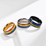 Rainbow Pride Ring Ring PRIDE MODE