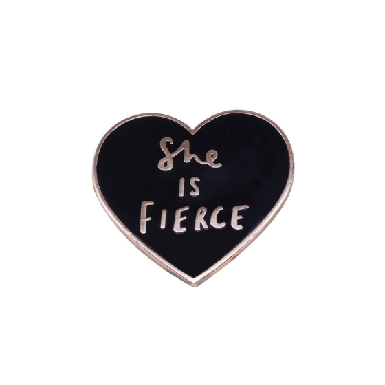 She is Fierce Enamel Pin Pin PRIDE MODE