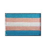 Transgender Pride Velcro Embroidered Patch Embroidered Patch PRIDE MODE