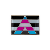 Transgender Ally Pride Rectangle Enamel Pin Pin PRIDE MODE