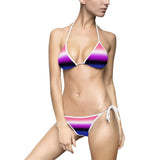Genderfluid Pride Ombre String Bikini Bikini PRIDE MODE