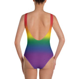Rainbow Ombre Pride Open-back Swimsuit One-piece Swimsuit PRIDE MODE