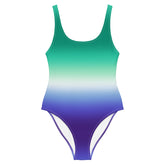 Gay MLM Vincian Pride Ombre Open-back Swimsuit One-piece Swimsuit PRIDE MODE