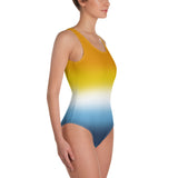 Aroace Pride Ombre Open-back Swimsuit One-piece Swimsuit PRIDE MODE