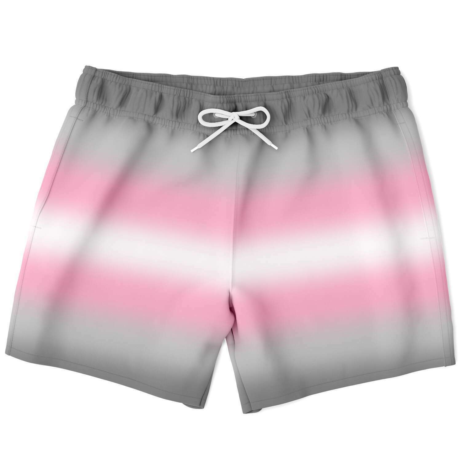 Demigirl Pride Ombre Swim Shorts Swim Shorts PRIDE MODE
