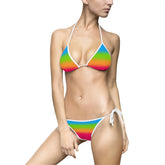 Panromantic Pride Ombre String Bikini All Over Prints PRIDE MODE