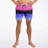 Omnisexual Pride Ombre Swim Shorts Swim Shorts PRIDE MODE
