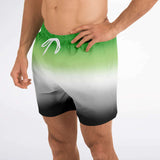 Aromantic Pride Ombre Swim Shorts Swim Shorts PRIDE MODE