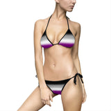 Asexual Pride Ombre String Bikini All Over Prints PRIDE MODE
