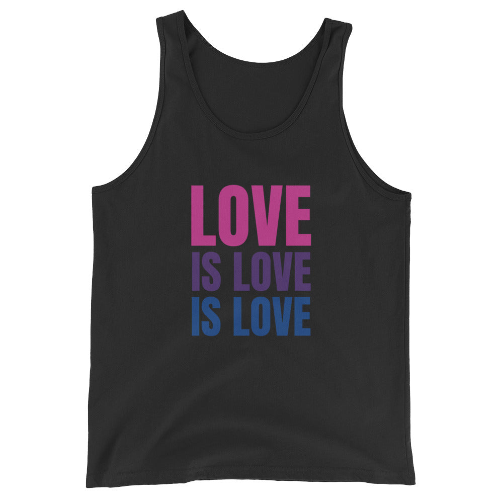 Bi Love is Love Tank Tanks PRIDE MODE
