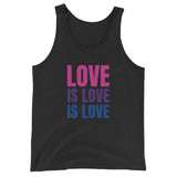 Bi Love is Love Tank Tanks PRIDE MODE
