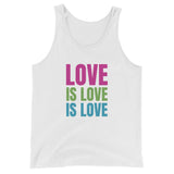 Polysexual Love is Love Tank Tanks PRIDE MODE