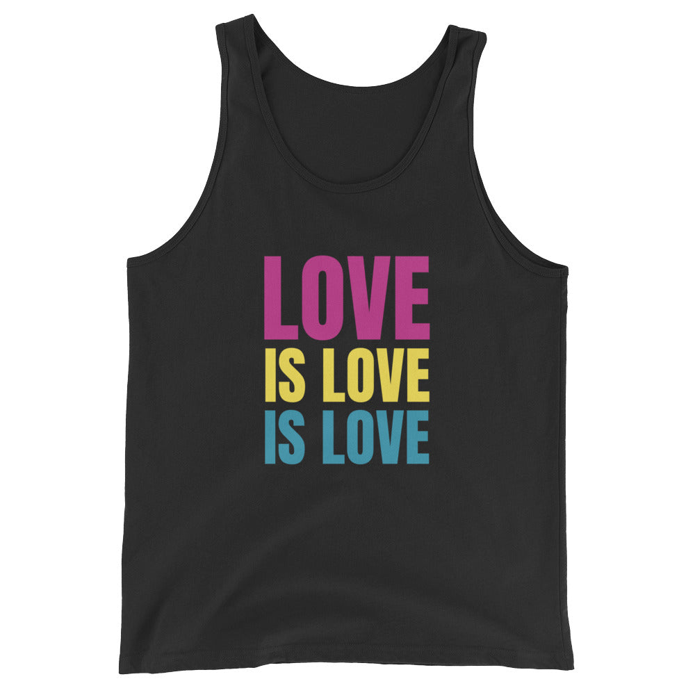 Pan Love is Love Tank Tanks PRIDE MODE