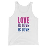 Bi Love is Love Tank Tanks PRIDE MODE