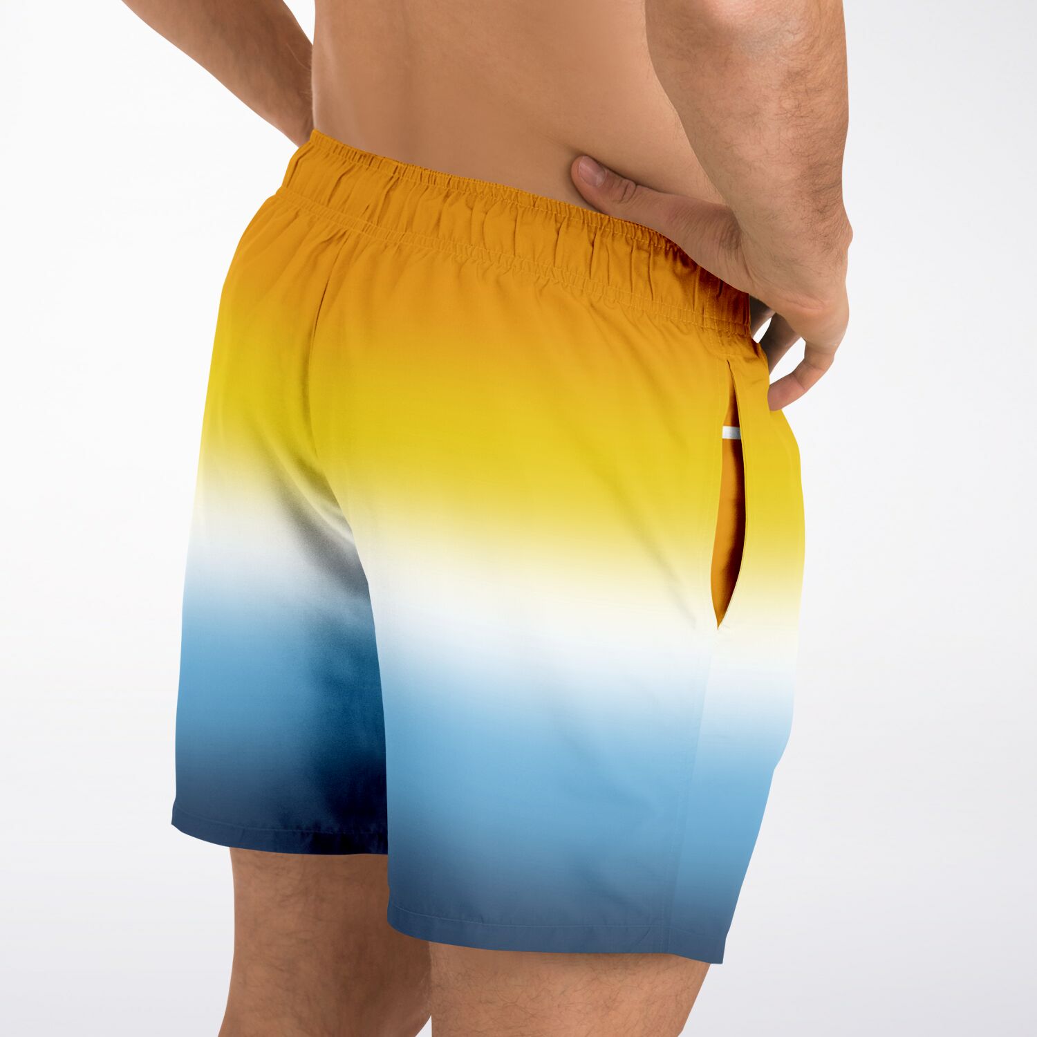 Aroace Pride Ombre Swim Shorts