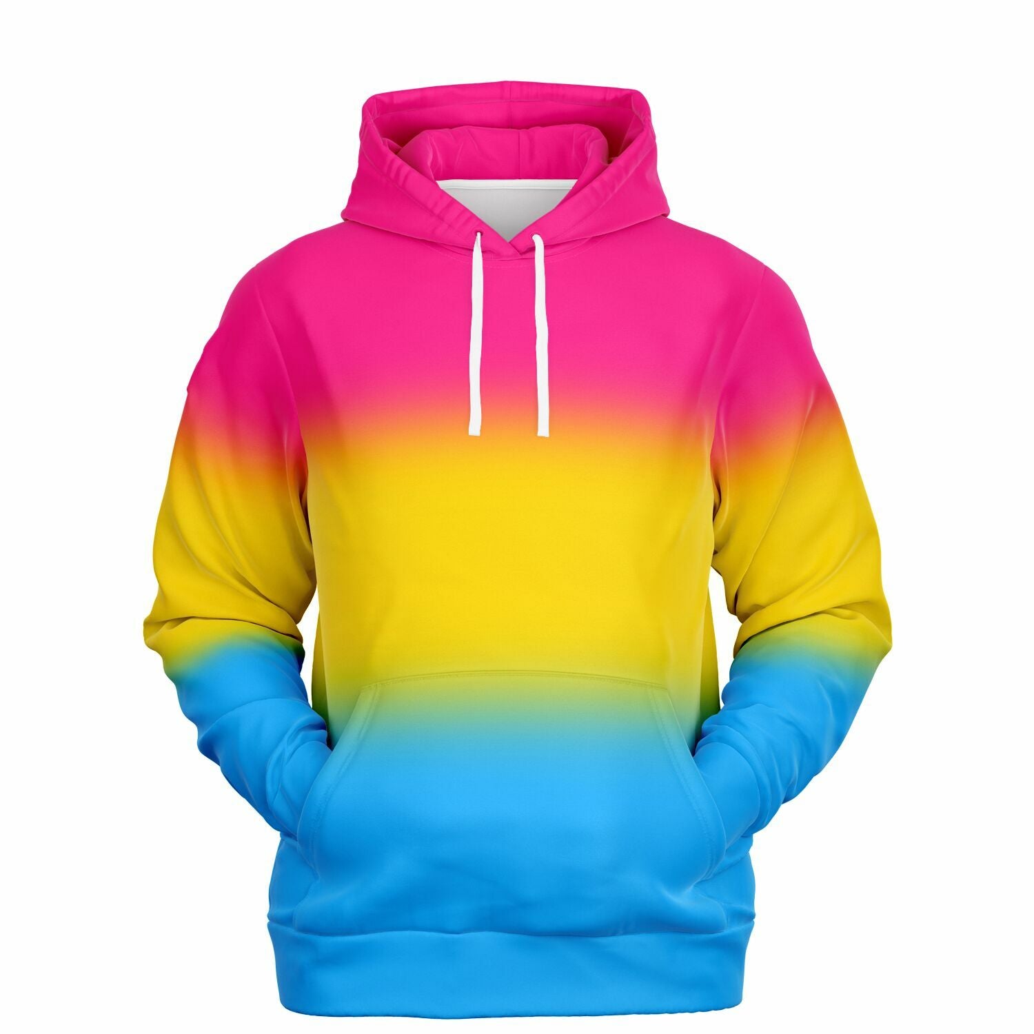 Pansexual Pride Ombre Pullover Hoodie