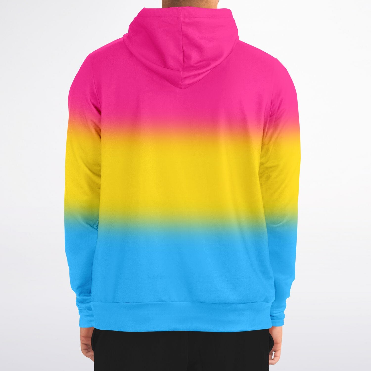 Pansexual Pride Ombre Full-Zip Hoodie