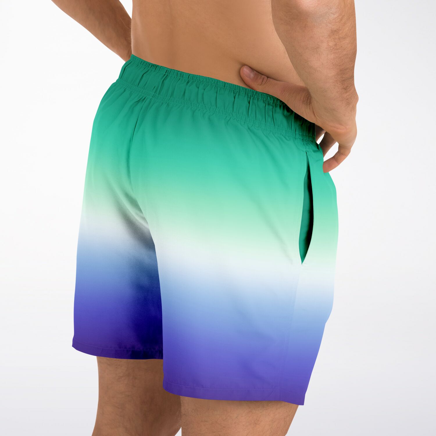 Gay MLM Vincian Pride Ombre Swim Shorts