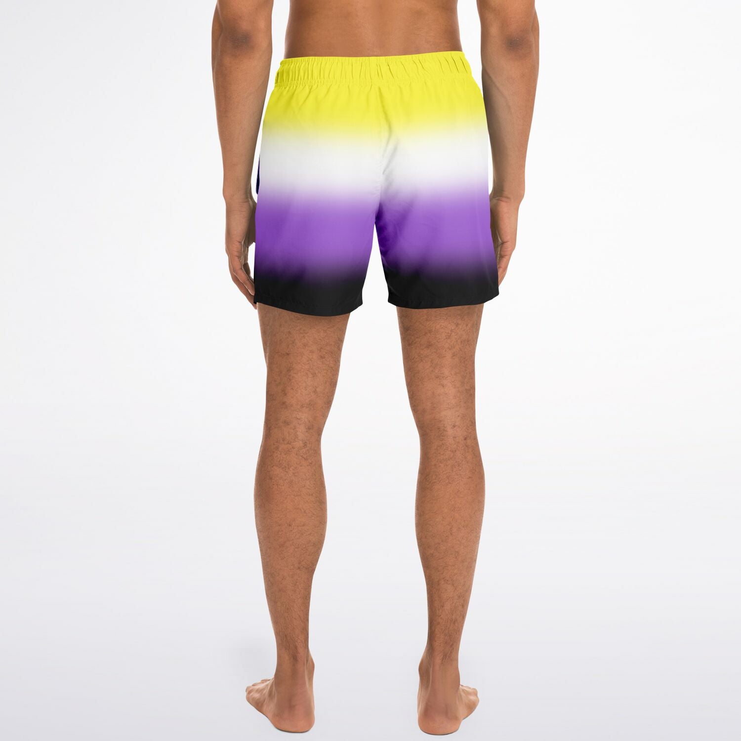 Non-binary Pride Ombre Swim Shorts