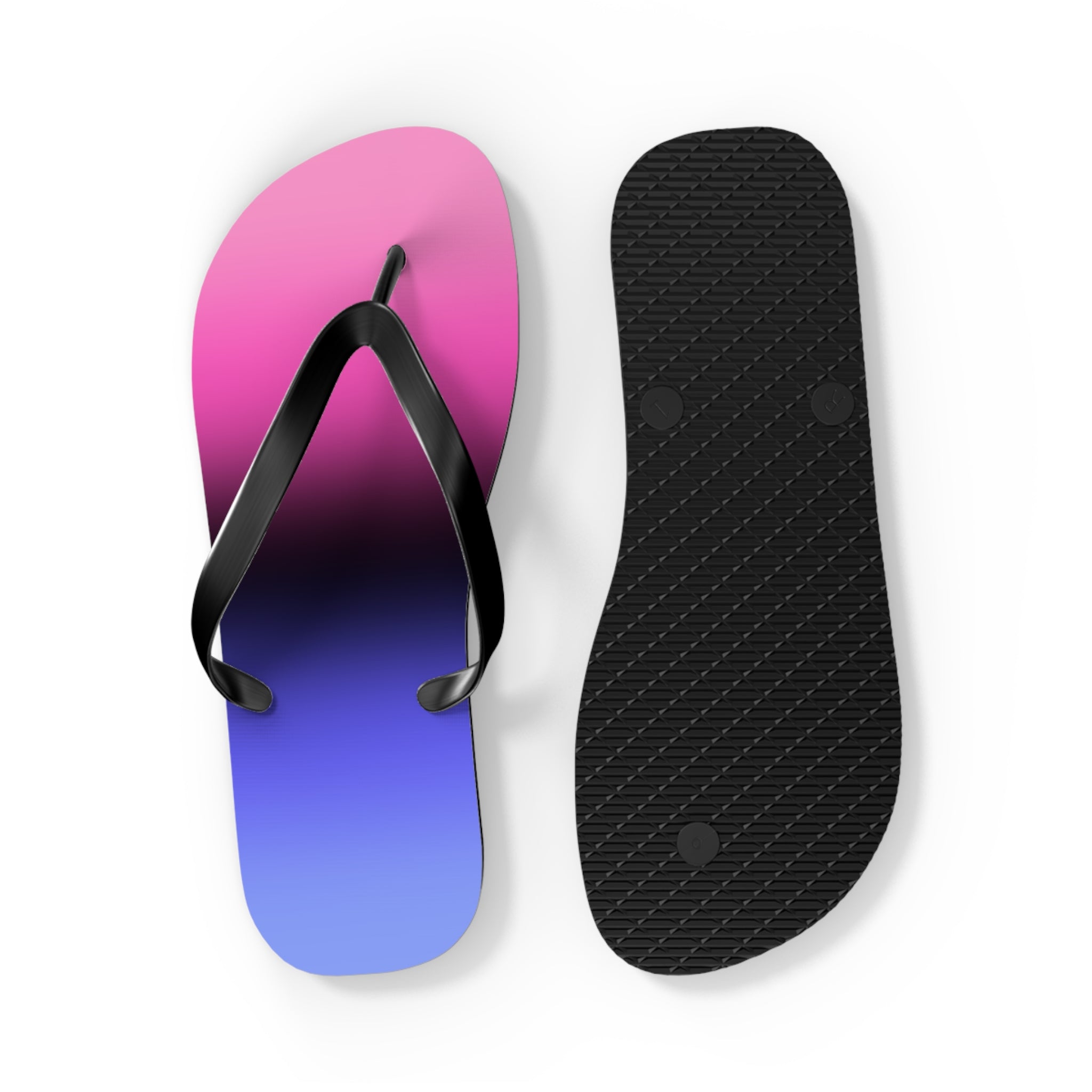 Omnisexual Pride Ombre Flip Flops