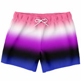 Genderfluid Pride Ombre Swim Shorts