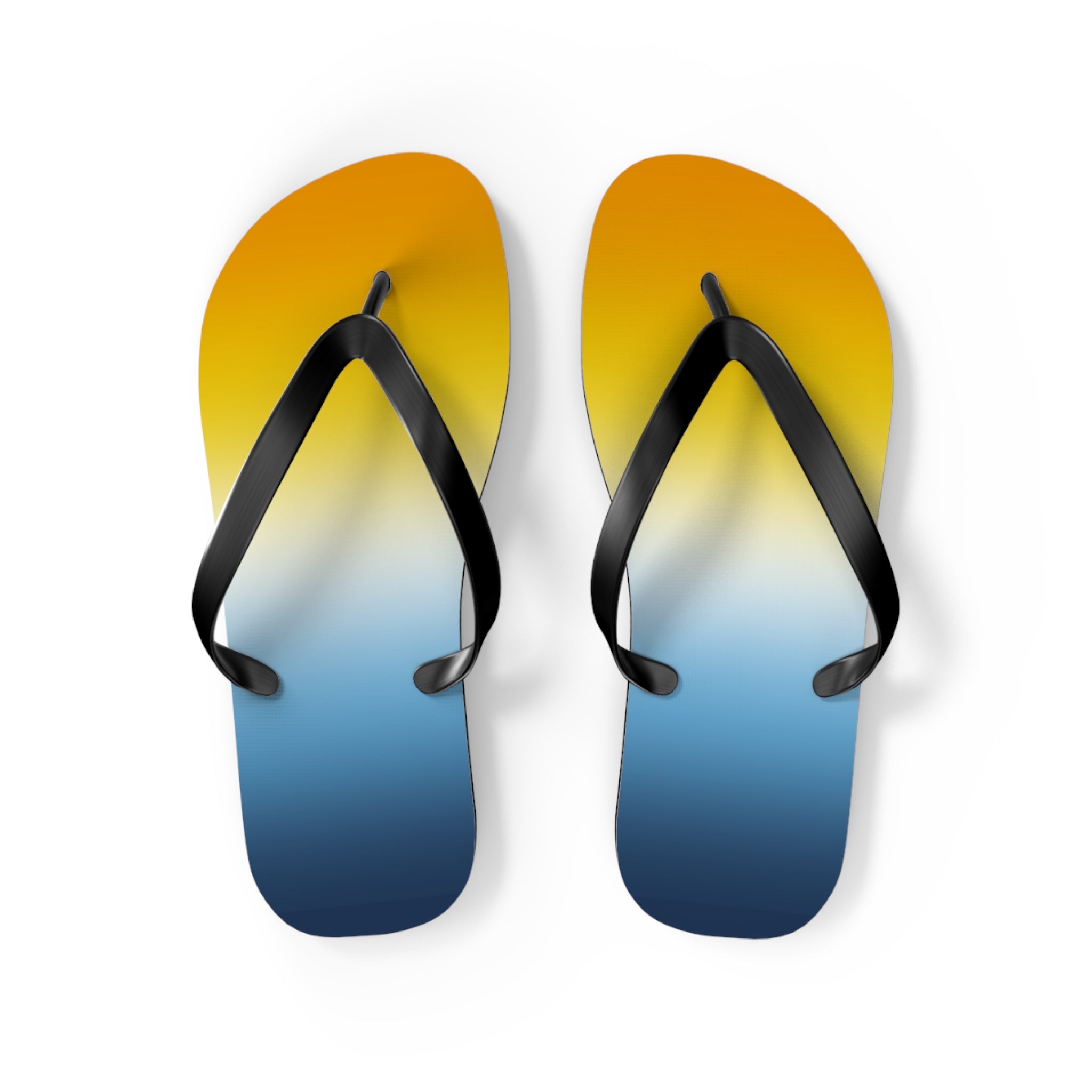 Aroace Pride Ombre Flip Flops