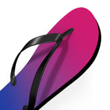 Bisexual Pride Ombre Flip Flops