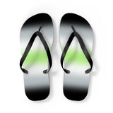 Agender Pride Ombre Flip Flops