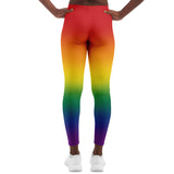 Rainbow Ombre Pride Leggings Leggings - AOP PRIDE MODE