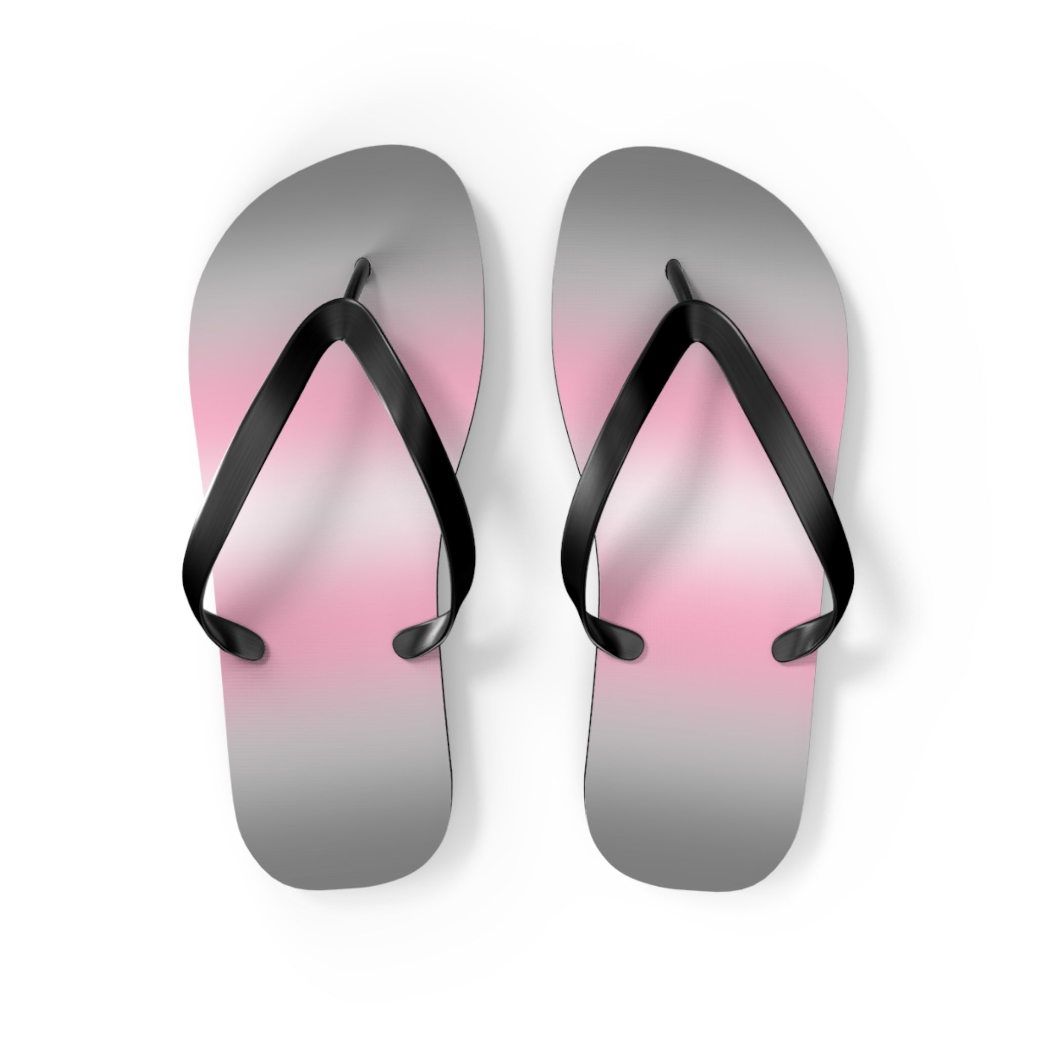 Demigirl Pride Ombre Flip Flops