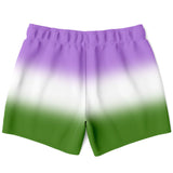 Genderqueer Pride Ombre Swim Shorts
