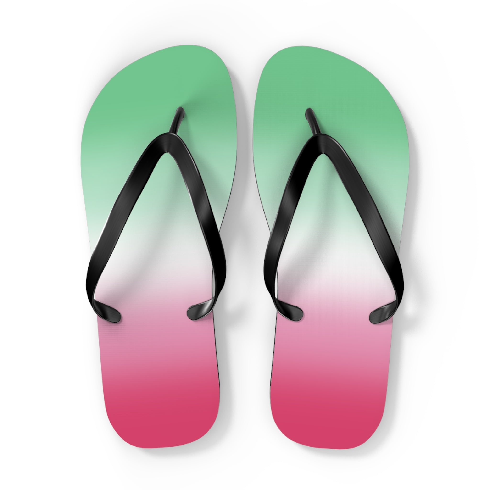 Abrosexual Pride Ombre Flip Flops