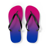 Bisexual Pride Ombre Flip Flops