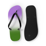 Genderqueer Pride Ombre Flip Flops