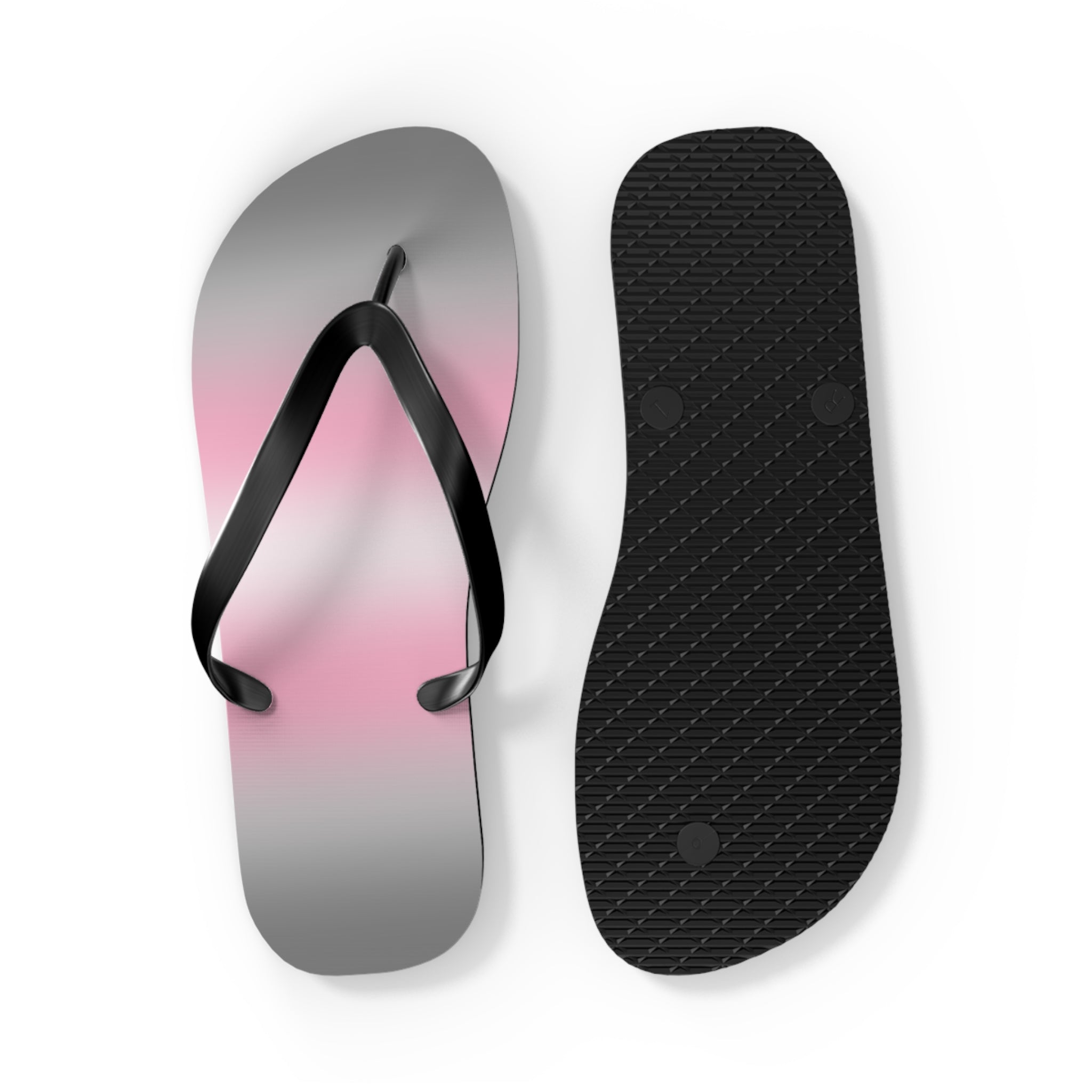 Demigirl Pride Ombre Flip Flops