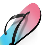 Genderflux Pride Ombre Flip Flops