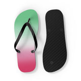 Abrosexual Pride Ombre Flip Flops