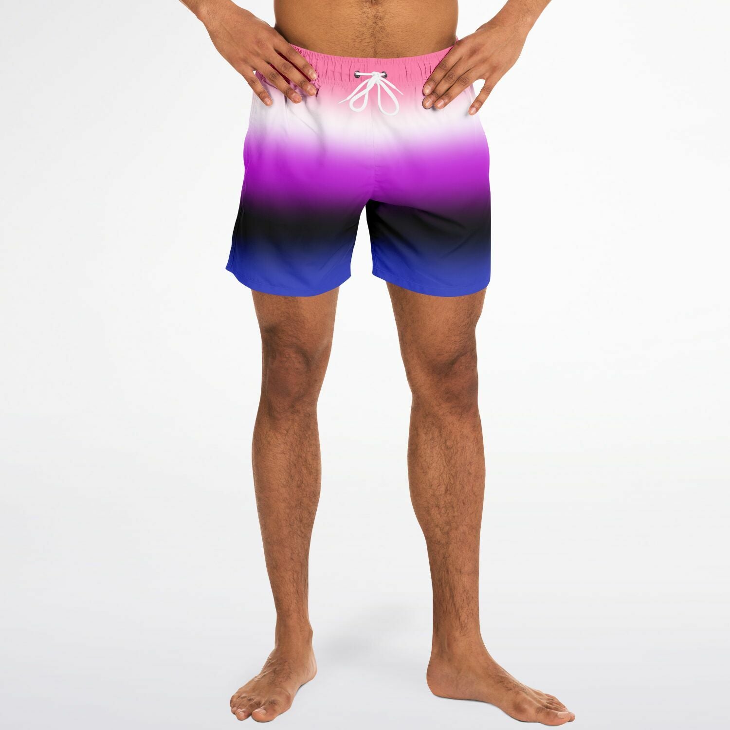 Genderfluid Pride Ombre Swim Shorts