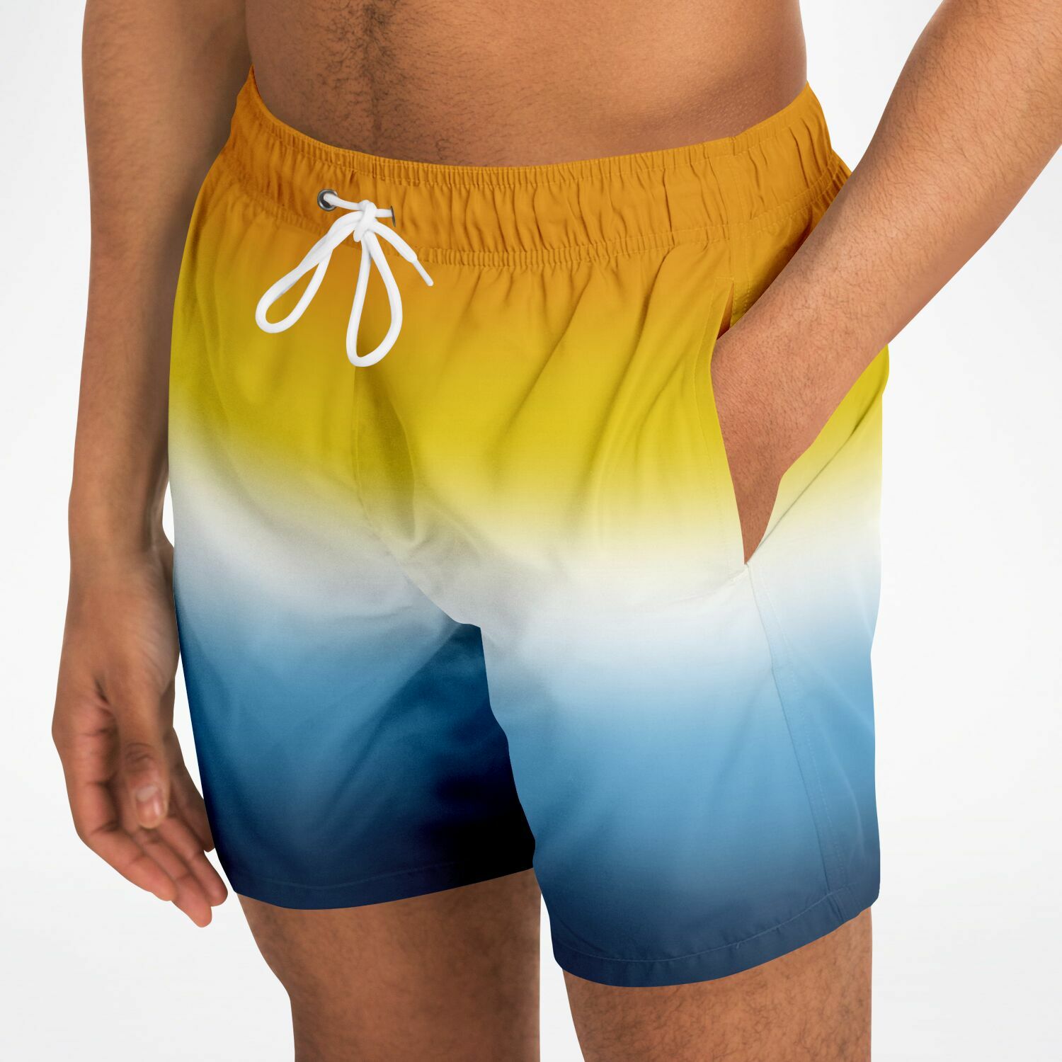 Aroace Pride Ombre Swim Shorts