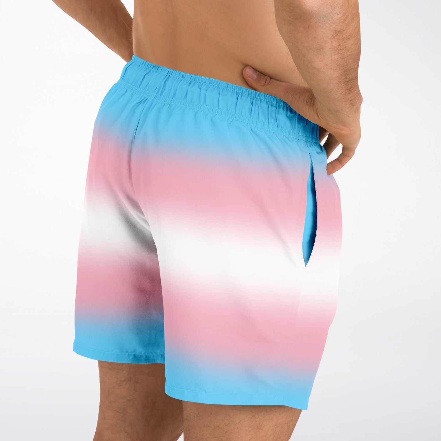 Transgender Pride Ombre Swim Shorts