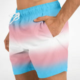 Transgender Pride Ombre Swim Shorts