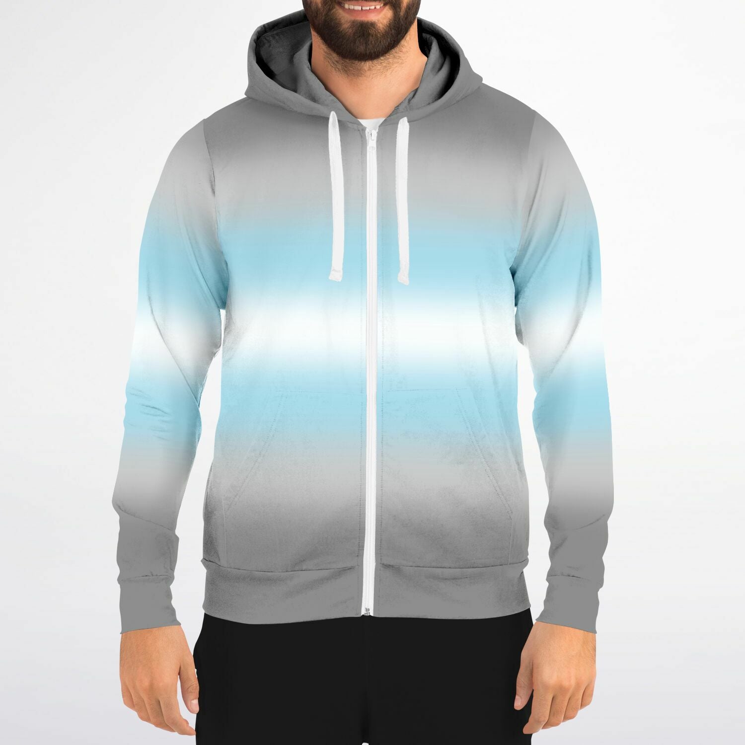 Demiboy Pride Ombre Full-Zip Hoodie