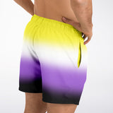 Non-binary Pride Ombre Swim Shorts