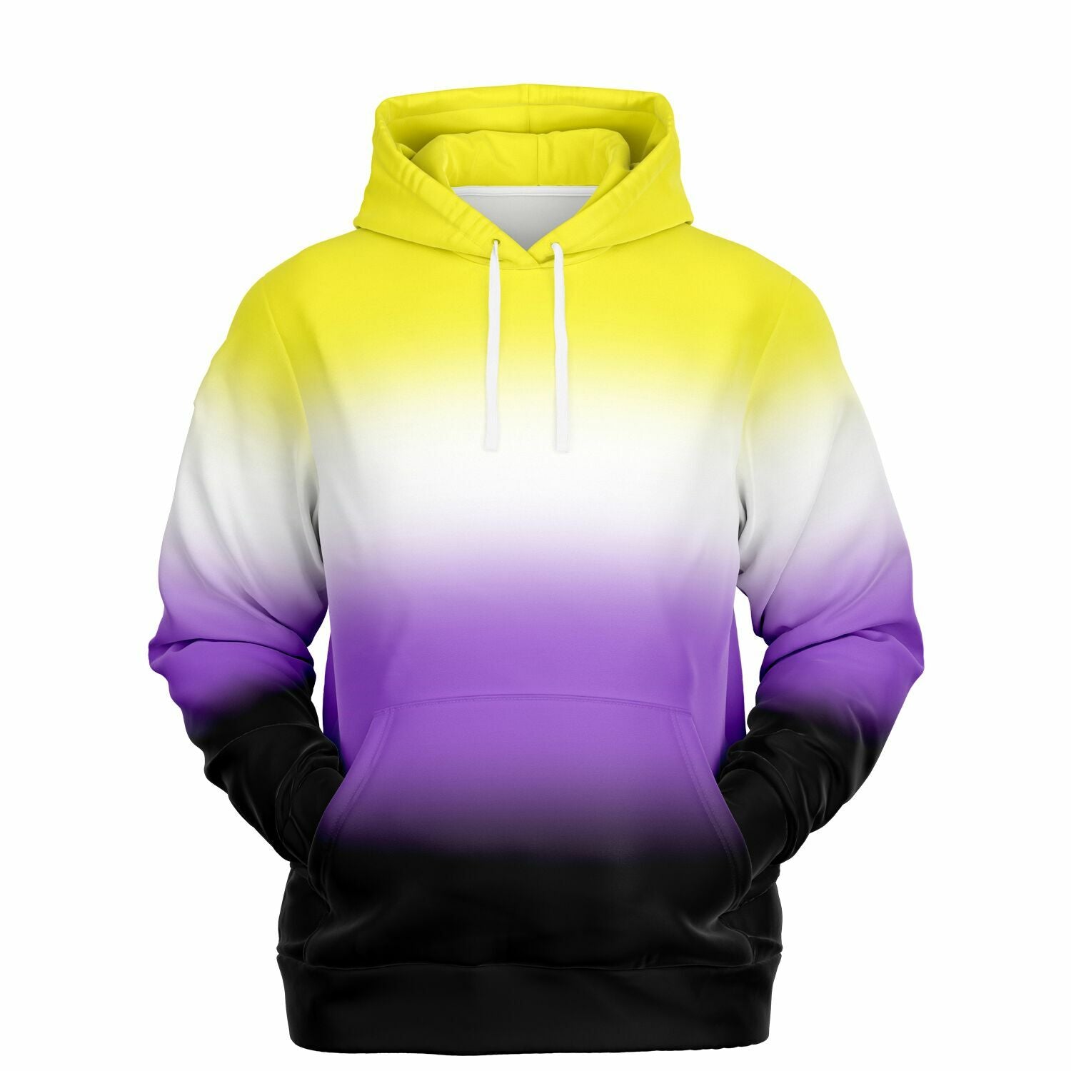Non-binary Pride Ombre Pullover Hoodie