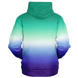 Gay MLM Vincian Pride Ombre Full-Zip Hoodie