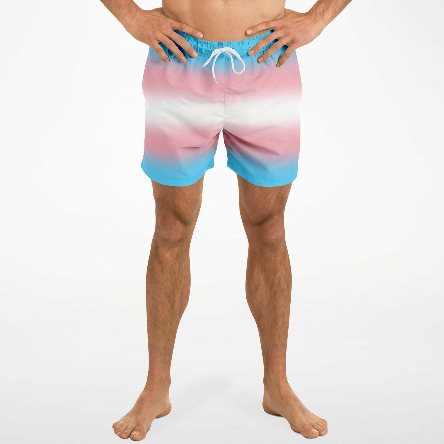 Transgender Pride Ombre Swim Shorts